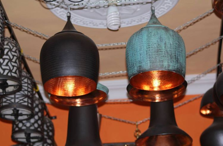 lampu hias tembaga