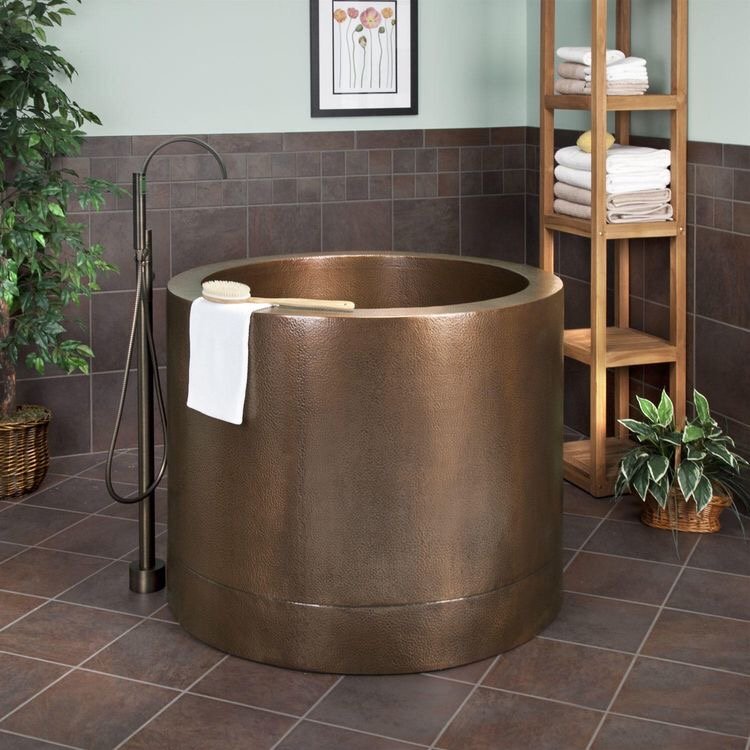 Bathtub Tembaga Kuningan Elegan Mewah