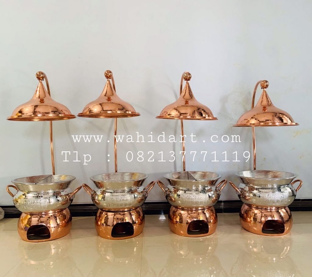 Pemanas Makanan Catering Terbuat Dari Bahan Tembaga