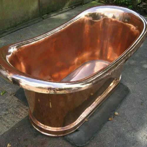 cara merawat bathtub tembaga